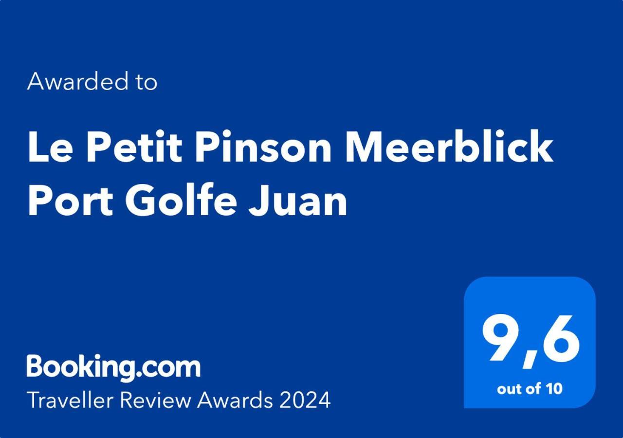 Le Petit Pinson Meerblick Port Golfe Juan Esterno foto